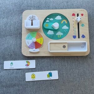 Plan ahead weather board from lovevery